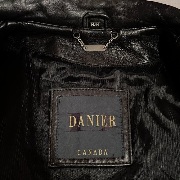 EUC Danier Men's Leather Coat sz M - Picture 14 of 16